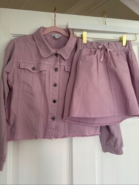 SPLENDID  Lavender Kids Two-Piece Set - Dusty Lilac